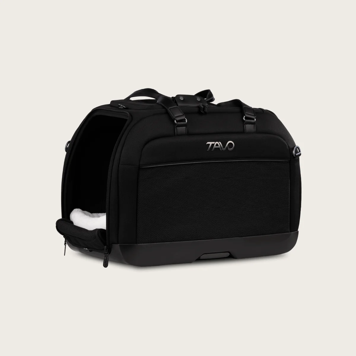 Tavo Hendrick Crash-tested dog carrier for car (onyx) Medium